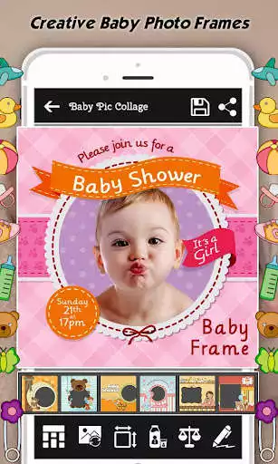 Play Baby Photo Frames : Name, Card  and enjoy Baby Photo Frames : Name, Card with UptoPlay
