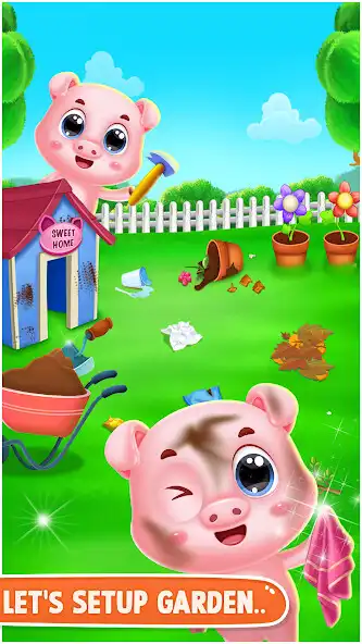 Play Baby pig daycare games  and enjoy Baby pig daycare games with UptoPlay