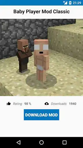 Play Baby Player Mod for MCPE Play Baby Player Mod for MCPE