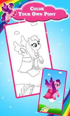 Play Baby Pony Kids Coloring Book