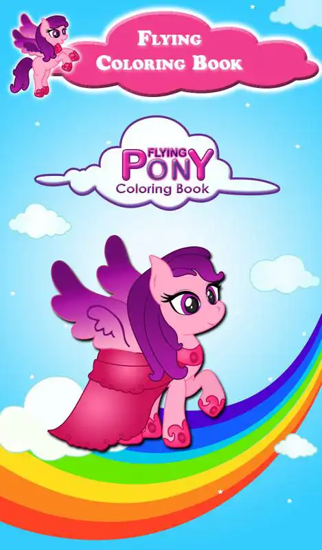 Play Baby Pony Kids Coloring Book