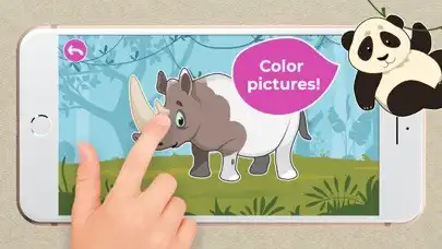 Play Baby Puzzles: Dinos  Animals as an online game Baby Puzzles: Dinos  Animals with UptoPlay