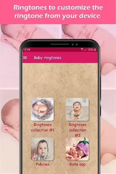 Play Baby ringtones, baby sounds  and enjoy Baby ringtones, baby sounds with UptoPlay