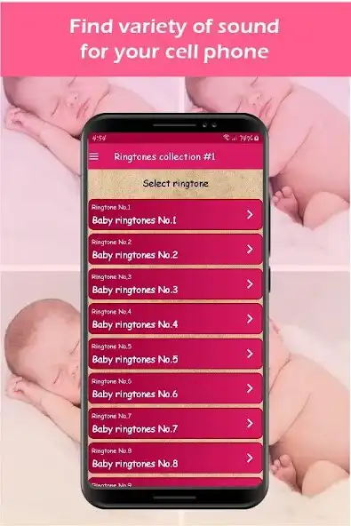 Play Baby ringtones, baby sounds as an online game Baby ringtones, baby sounds with UptoPlay