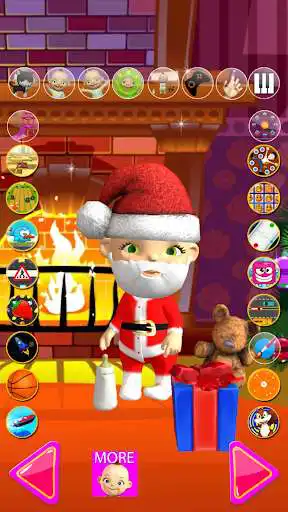 Play Baby Santa Claus Xmas Voice  and enjoy Baby Santa Claus Xmas Voice with UptoPlay