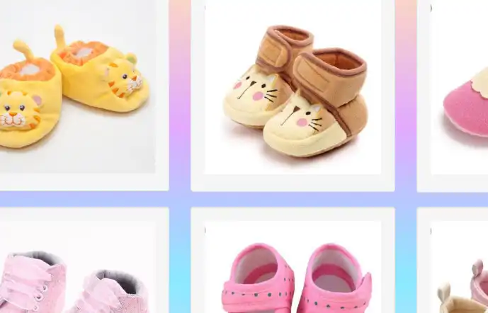 Play Baby Shoe Designs as an online game Baby Shoe Designs with UptoPlay