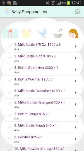 Play Baby Shopping List and enjoy Baby Shopping List with UptoPlay Play Baby Shopping List and enjoy Baby Shopping List with UptoPlay