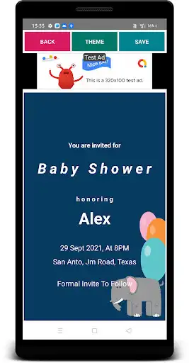 Play Baby Shower Invitation Maker  and enjoy Baby Shower Invitation Maker with UptoPlay