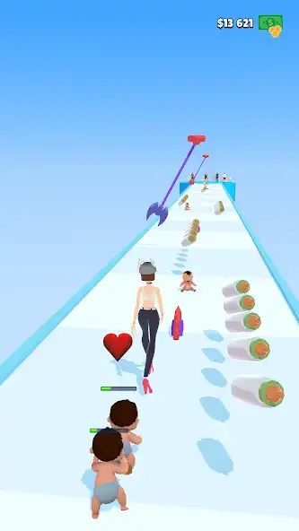 Play Babysitter Run 3D  and enjoy Babysitter Run 3D with UptoPlay