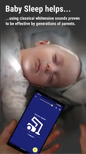 Play BabySleep: Whitenoise lullaby as an online game BabySleep: Whitenoise lullaby with UptoPlay