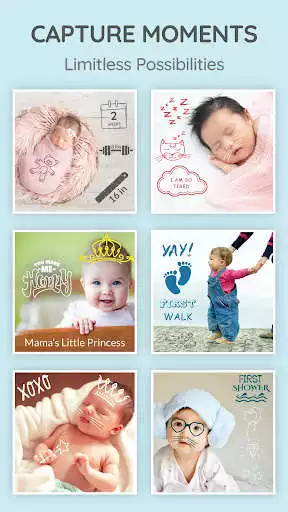 Play Baby Snaps Pregnancy Photo App as an online game Baby Snaps Pregnancy Photo App with UptoPlay