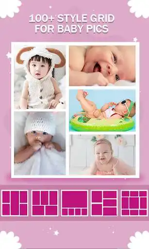 Play Baby Story Pic Editor Milestone Collage Maker  and enjoy Baby Story Pic Editor Milestone Collage Maker with UptoPlay