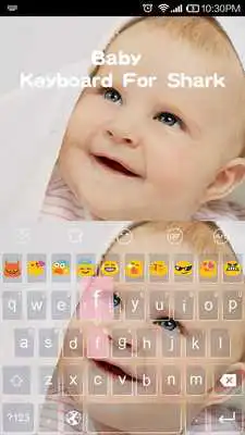 Play Baby Theme-Love Emoji Keyboard