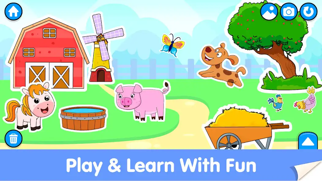 Play Baby Toddler Games for 2-6 as an online game Baby Toddler Games for 2-6 with UptoPlay