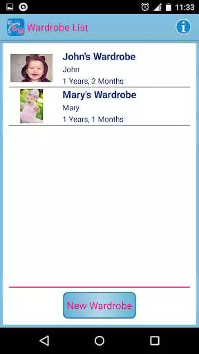 Play Baby Wardrobe as an online game Baby Wardrobe with UptoPlay