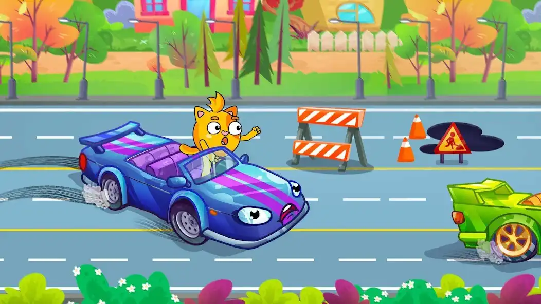 Play Baby Zoo: Kids Car Service as an online game Baby Zoo: Kids Car Service with UptoPlay