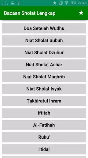 Play Bacaan Sholat Lengkap as an online game Bacaan Sholat Lengkap with UptoPlay