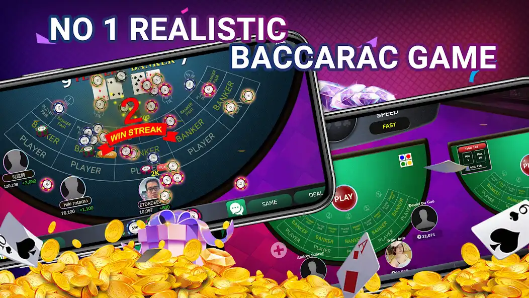 Play Baccarat 9-Online Casino Games  and enjoy Baccarat 9-Online Casino Games with UptoPlay