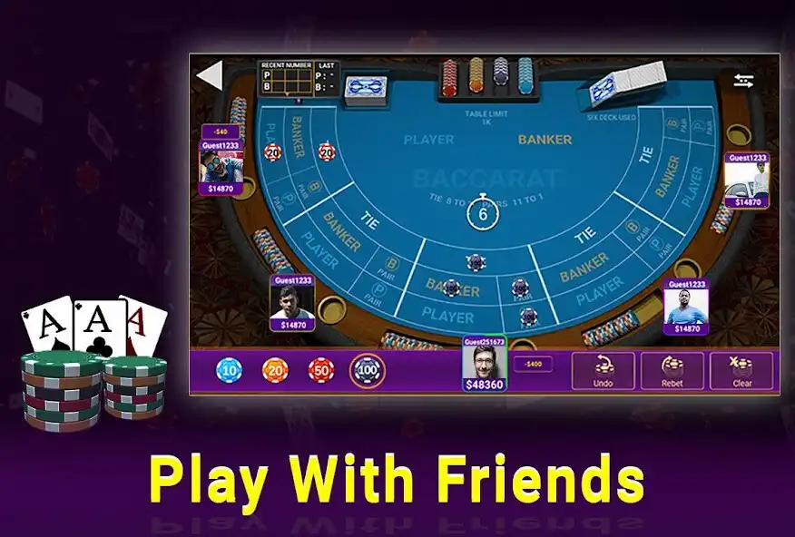 Play Baccarat Live  and enjoy Baccarat Live with UptoPlay