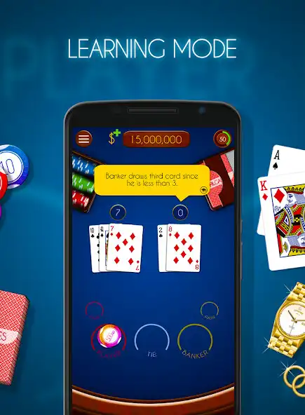 Play Baccarat! ♠️ Real Baccarat Exp as an online game Baccarat! ♠️ Real Baccarat Exp with UptoPlay