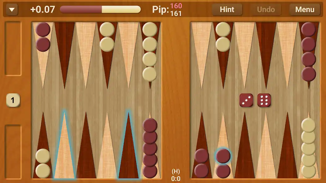 Play Backgammon NJ for Android as an online game Backgammon NJ for Android with UptoPlay