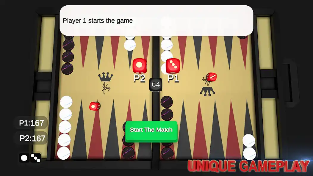 Play Backgammon : Real Dice  and enjoy Backgammon : Real Dice with UptoPlay