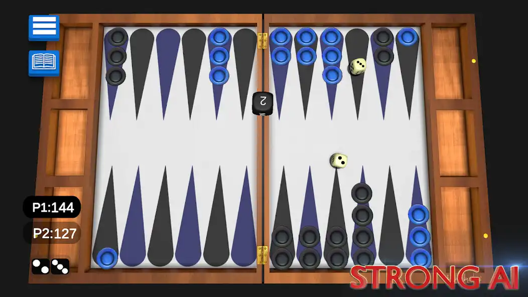 Play Backgammon : Real Dice as an online game Backgammon : Real Dice with UptoPlay
