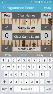 Play Backgammon Score
