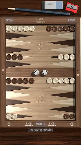 Play Backgammon Virtual Board as an online game Backgammon Virtual Board with UptoPlay