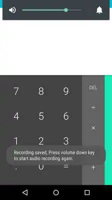 Play Background Audio Recorder