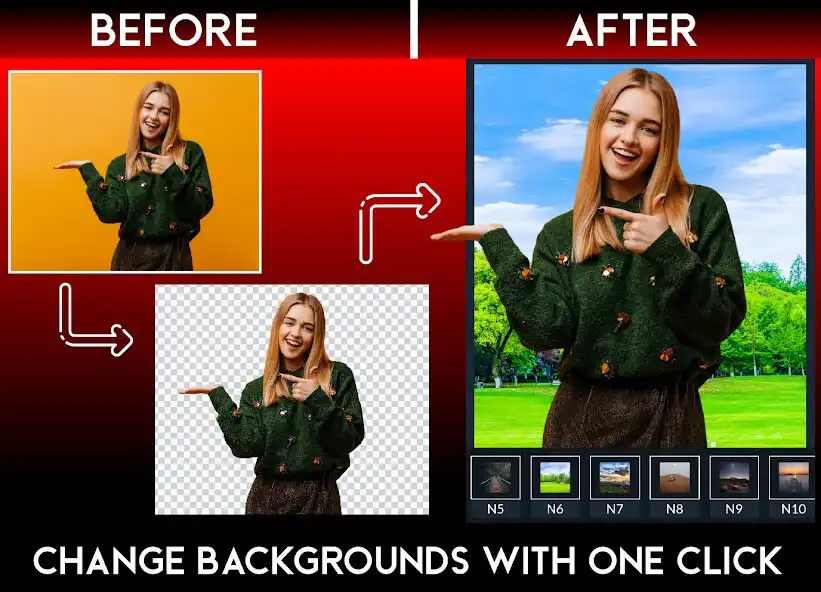 Play Background Changer - Auto Cut  and enjoy Background Changer - Auto Cut with UptoPlay