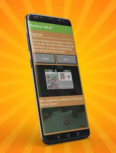 Play Backpack mod for mcpe as an online game Backpack mod for mcpe with UptoPlay