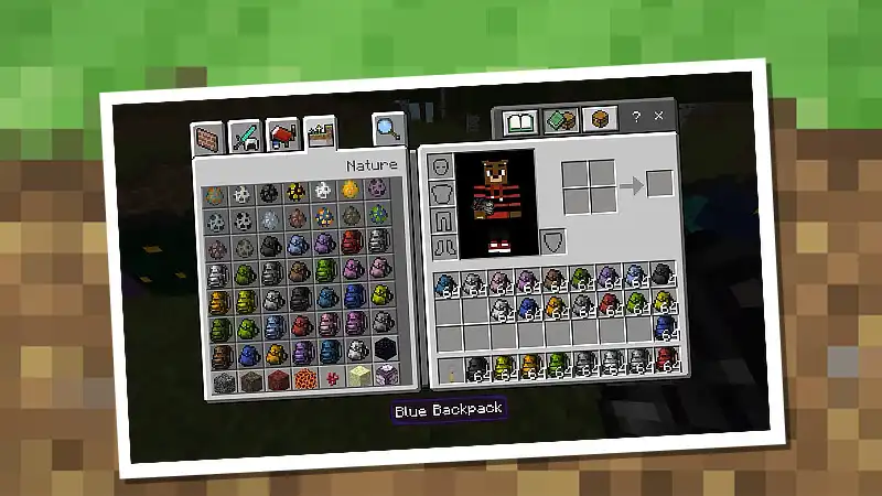 Play Backpack Mod for Minecraft as an online game Backpack Mod for Minecraft with UptoPlay
