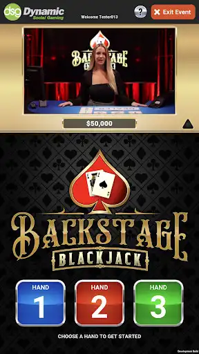 Play Backstage Blackjack Live as an online game Backstage Blackjack Live with UptoPlay