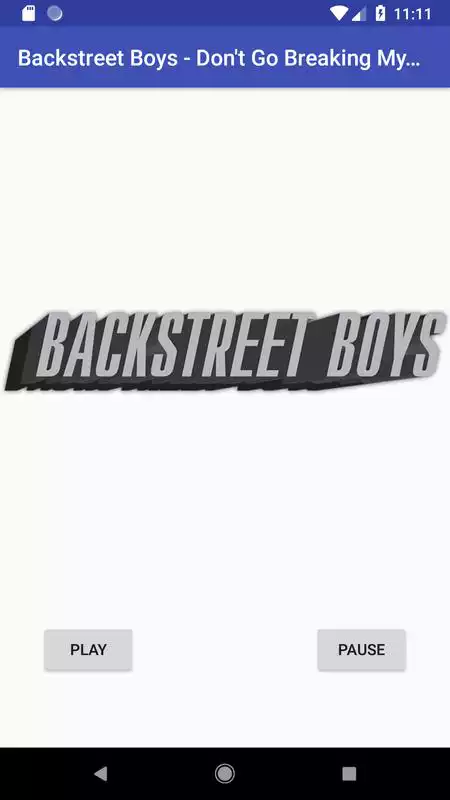 Play Backstreet Boys - Dont Go Breaking My Heart