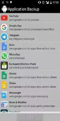 Play Backup and Restore point.