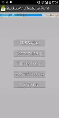 Play Backup and Restore point.