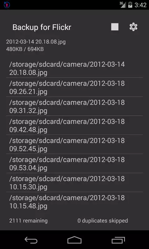 Play Backup for Flickr