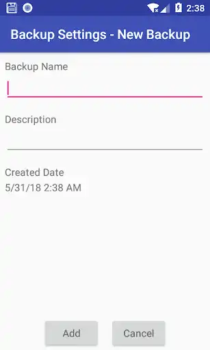 Play Backup Settings as an online game Backup Settings with UptoPlay