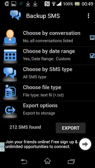 Play Backup SMS  and enjoy Backup SMS with UptoPlay