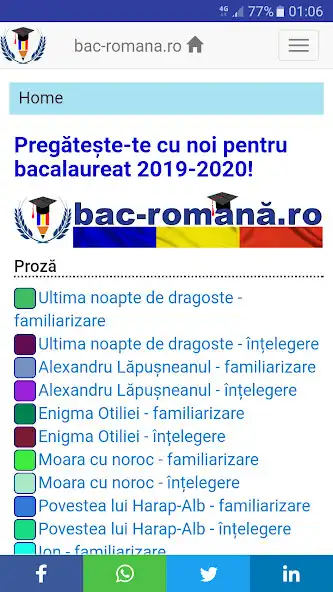 Play Bac Romana - Teste Grila  and enjoy Bac Romana - Teste Grila with UptoPlay