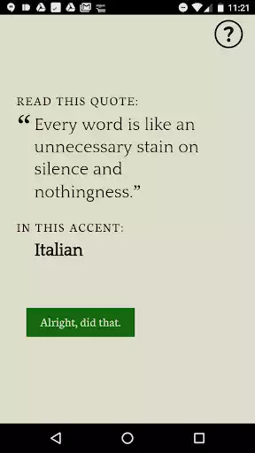 Play Bad Accent Club