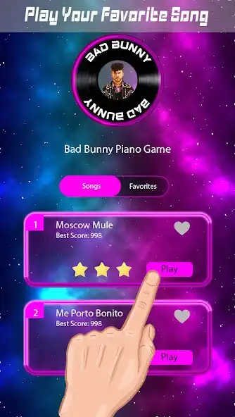 Play Bad Bunny-Moscow Piano Tiles as an online game Bad Bunny-Moscow Piano Tiles with UptoPlay
