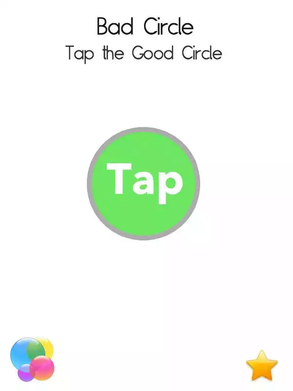 Play Bad Circle - Minimalist Game