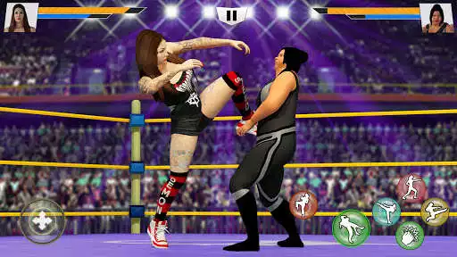 Play Bad Girls Wrestling Game as an online game Bad Girls Wrestling Game with UptoPlay