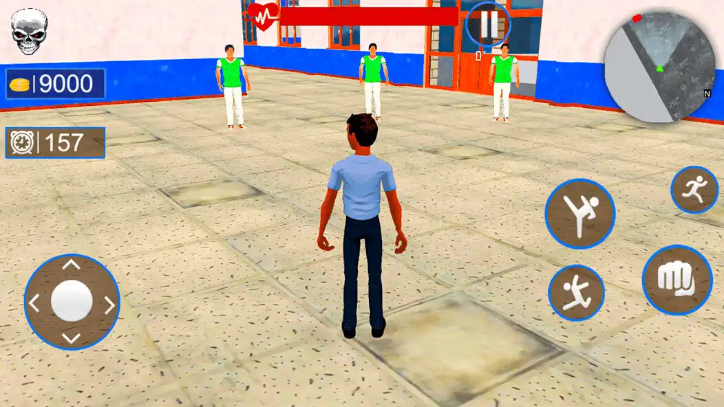 Play Bad Guys Fight at High School as an online game Bad Guys Fight at High School with UptoPlay