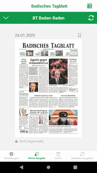 Play Badisches Tagblatt  and enjoy Badisches Tagblatt with UptoPlay
