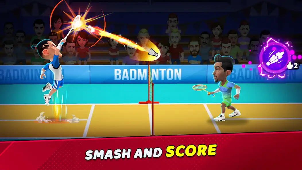 Maglaro ng Badminton Clash 3D at magsaya sa Badminton Clash 3D gamit ang UptoPlay