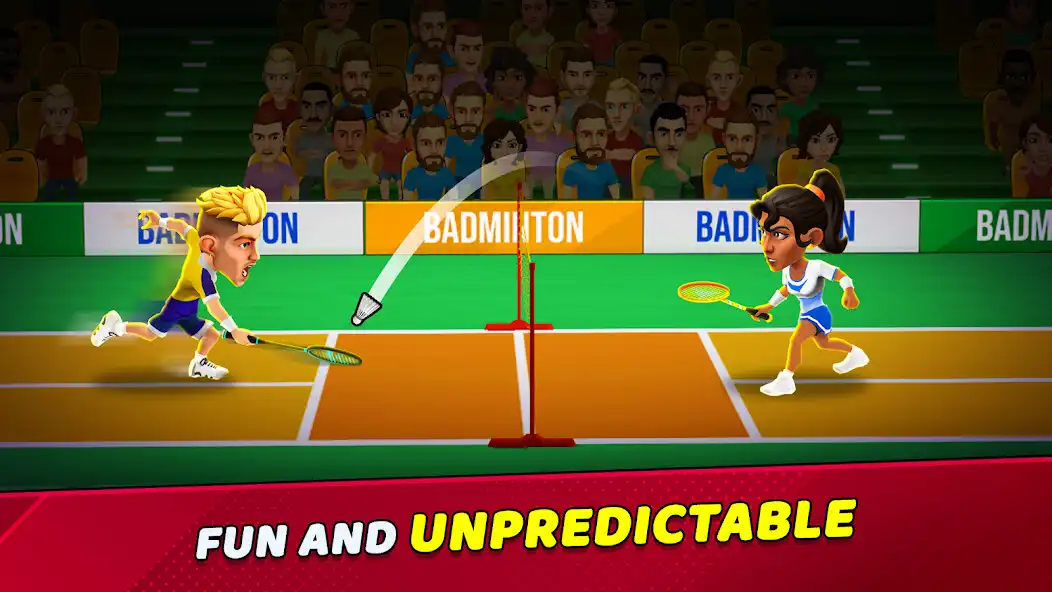 Play Badminton Clash 3D as an online game Badminton Clash 3D with UptoPlay