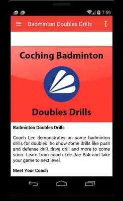 Play Badminton Doubles Drills 1